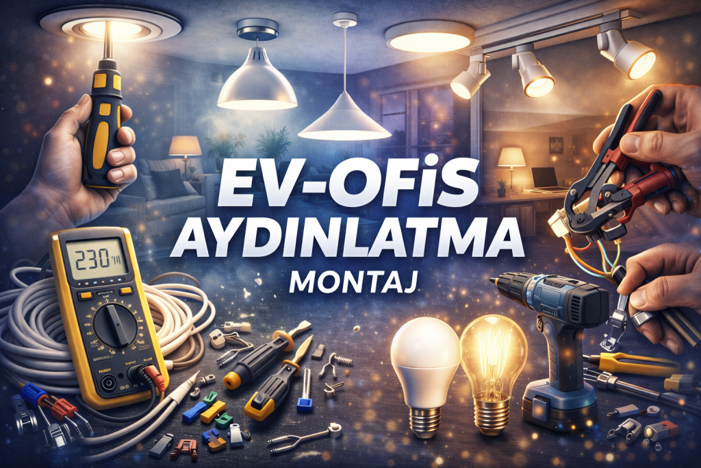 Ev - Ofis Aydınlatma Montaj