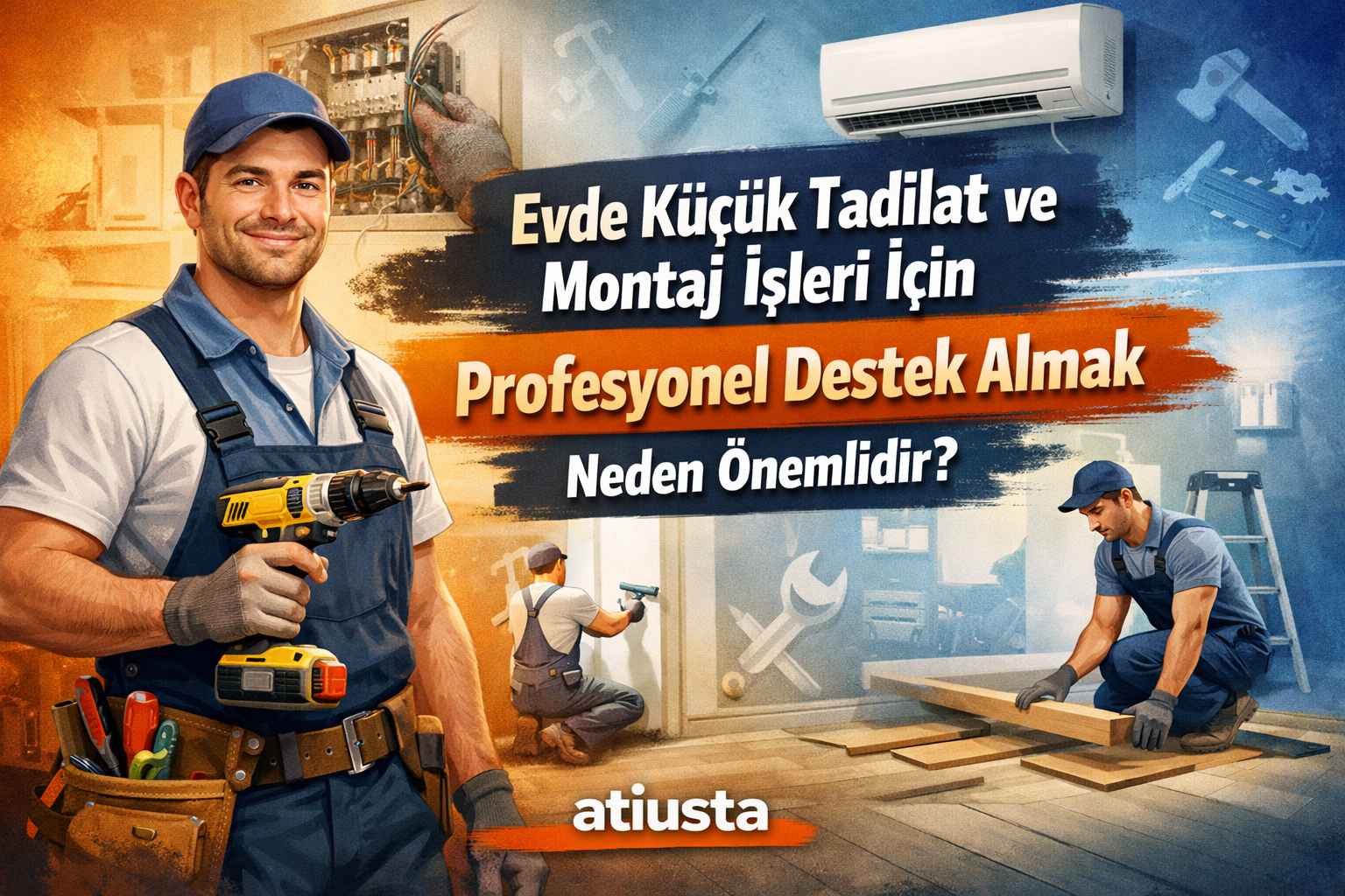 Evde Küçük Tadilat ve Montaj İşleri İçin Profesyonel Destek Almak Neden Önemlidir?