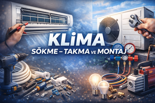 Klima Sökme – Takma ve Montaj